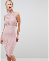 Розовое облегающее платье от City Goddess