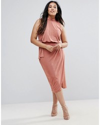 Розовое облегающее платье от Asos