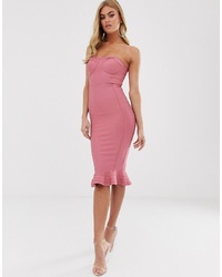 Розовое облегающее платье от PrettyLittleThing