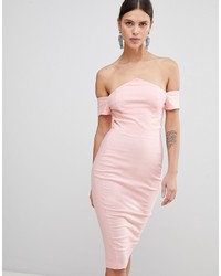 Розовое облегающее платье от Vesper