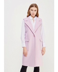 Розовое пальто без рукавов от Ruxara