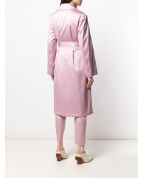Женское розовое пальто дастер от Theory