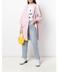 Женское розовое пальто от Manzoni 24