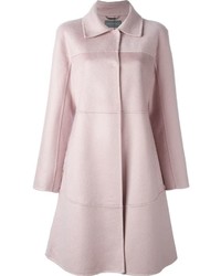 Женское розовое пальто от Alberta Ferretti