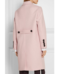 Женское розовое пальто от Burberry