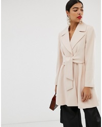 Женское розовое пальто от ASOS DESIGN