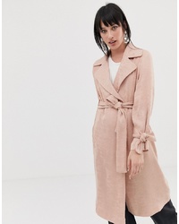 Женское розовое пальто от ASOS DESIGN