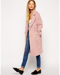 Женское розовое пальто от Asos