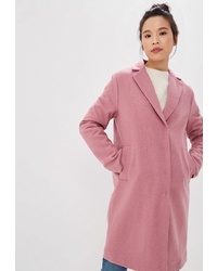 Женское розовое пальто от Baon