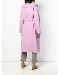 Женское розовое пальто от Rochas