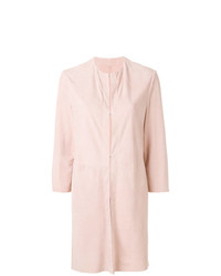 Женское розовое пальто от Drome