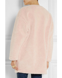 Женское розовое пальто от MSGM