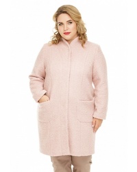 Женское розовое пальто от Gorda Bella