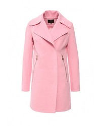Женское розовое пальто от Grand Style