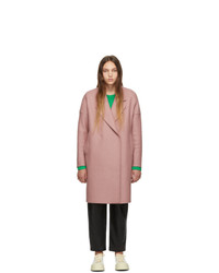 Женское розовое пальто от Harris Wharf London
