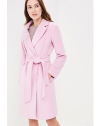 Женское розовое пальто от Incity