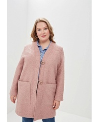 Женское розовое пальто от Lavira