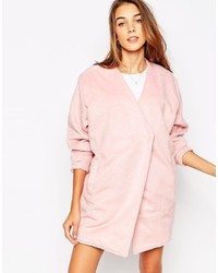 Женское розовое пальто от Motel