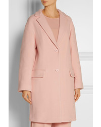 Женское розовое пальто от DKNY