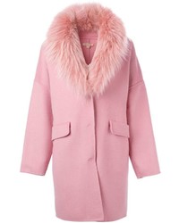 Женское розовое пальто от P.A.R.O.S.H.
