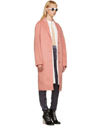 Женское розовое пальто от Acne Studios