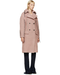 Женское розовое пальто от Acne Studios