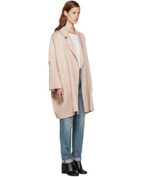 Женское розовое пальто от Helmut Lang