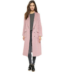 Женское розовое пальто от Rachel Comey