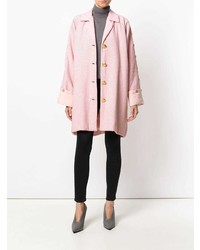 Женское розовое пальто от Versace Vintage