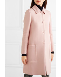 Женское розовое пальто от Bottega Veneta