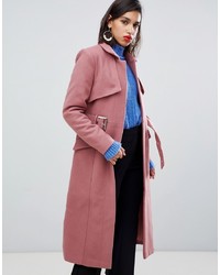 Женское розовое пальто от Y.a.s