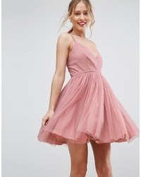 Розовое платье из фатина от Asos