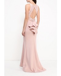 Розовое платье-макси от Goddiva