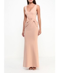 Розовое платье-макси от Goddiva