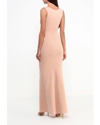 Розовое платье-макси от Goddiva