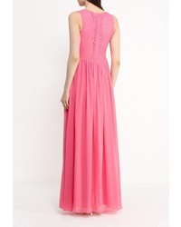 Розовое платье-макси от LAMANIA