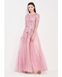 Розовое платье-макси от Lusio