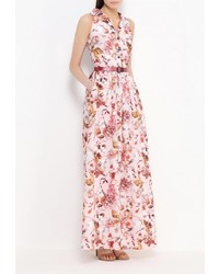 Розовое платье-макси от Olivegrey