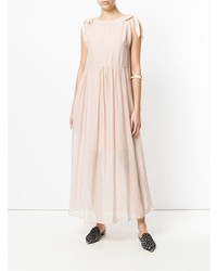 Розовое платье-макси от Semicouture