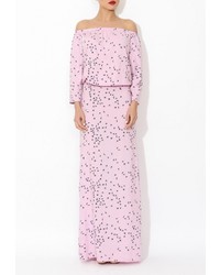 Розовое платье-макси от Tutto Bene