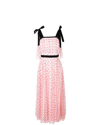 Розовое платье-миди с принтом от Philosophy di Lorenzo Serafini