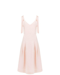 Розовое платье-миди от Alcaçuz