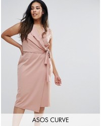 Розовое платье-миди от Asos