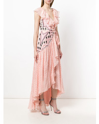 Розовое платье-миди от Temperley London