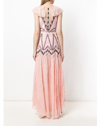 Розовое платье-миди от Temperley London