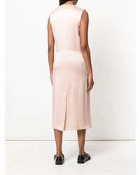 Розовое платье-миди от Haider Ackermann