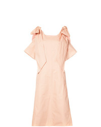 Розовое платье-миди от Chloé