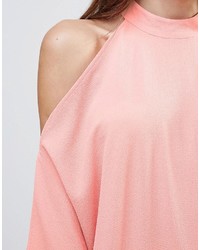 Розовое платье-миди от Liquorish
