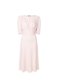Розовое платье-миди от Ermanno Scervino