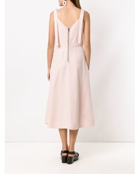 Розовое платье-миди от Alcaçuz